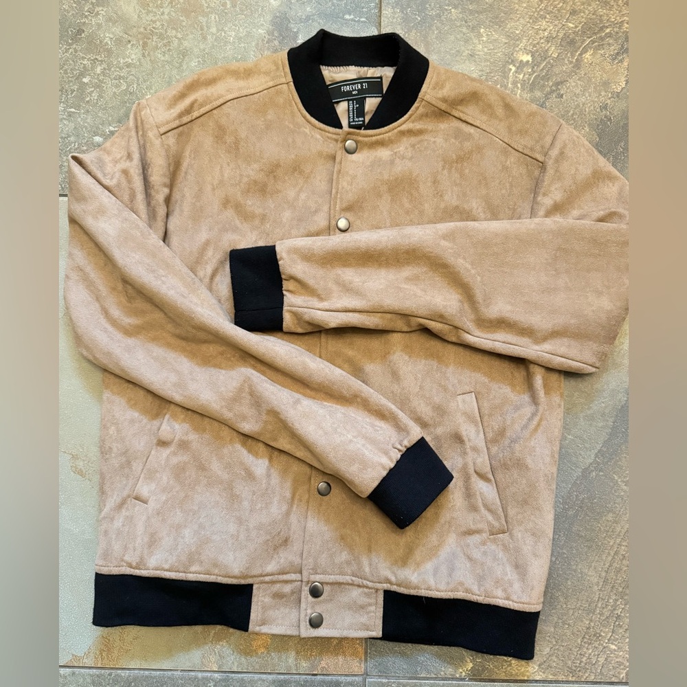 Forever 21 suede-like jacket.